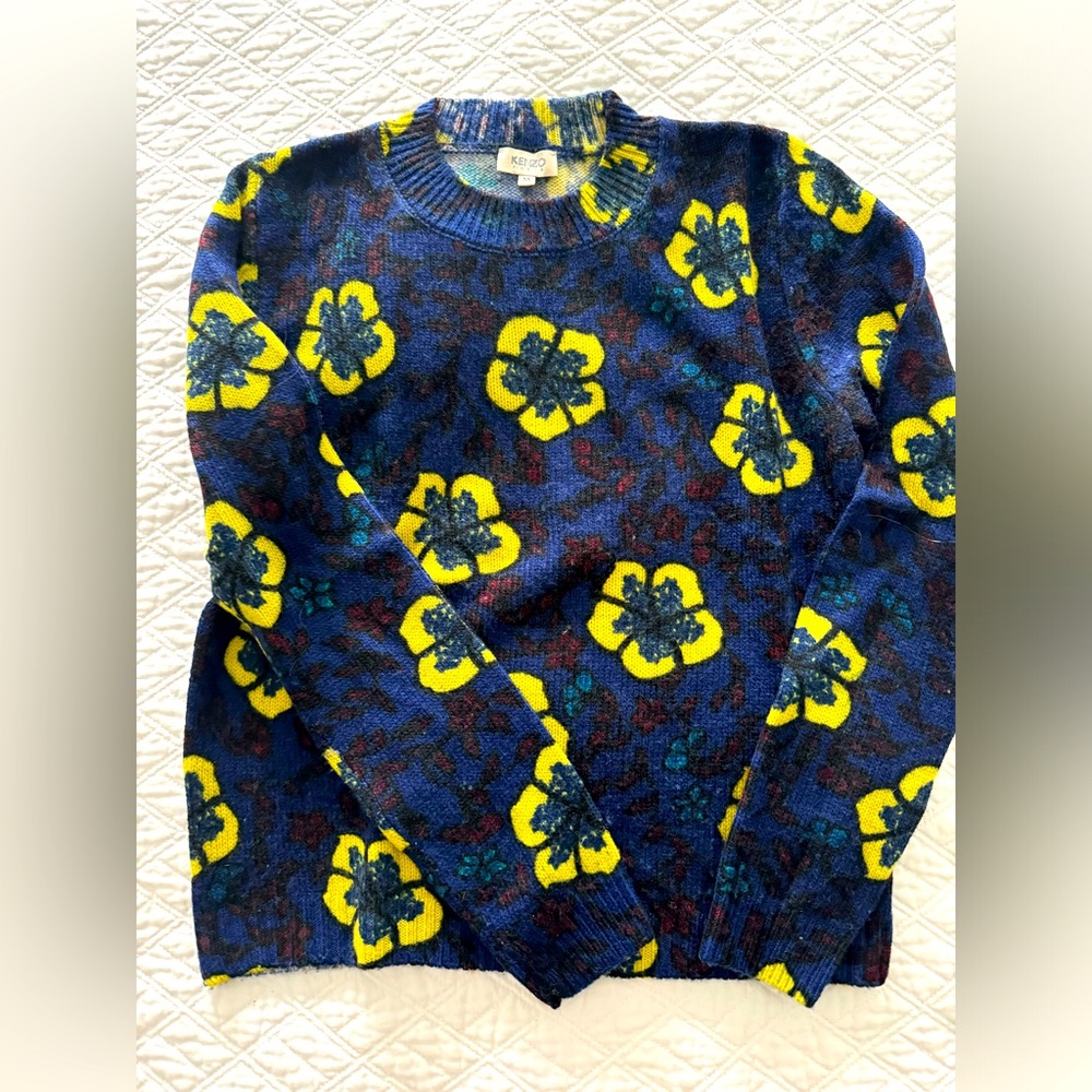 KENZO PARIS Womens Floral Sweater